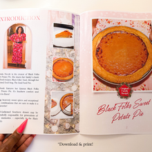 Load image into Gallery viewer, Black Folks Sweet Potato Pie Printable eCookbook