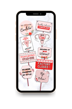 Load image into Gallery viewer, Hysterectomy Party Photo Signs Printable