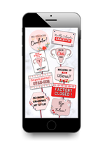 Load image into Gallery viewer, Hysterectomy Party Photo Signs Printable