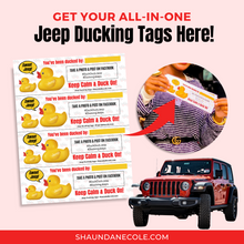 Load image into Gallery viewer, All-In-One Jeep Ducking Tags

