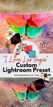 Load image into Gallery viewer, Las Vegas Blogger Custom Adobe Lightroom Preset - &quot;I Love Las Vegas&quot;
